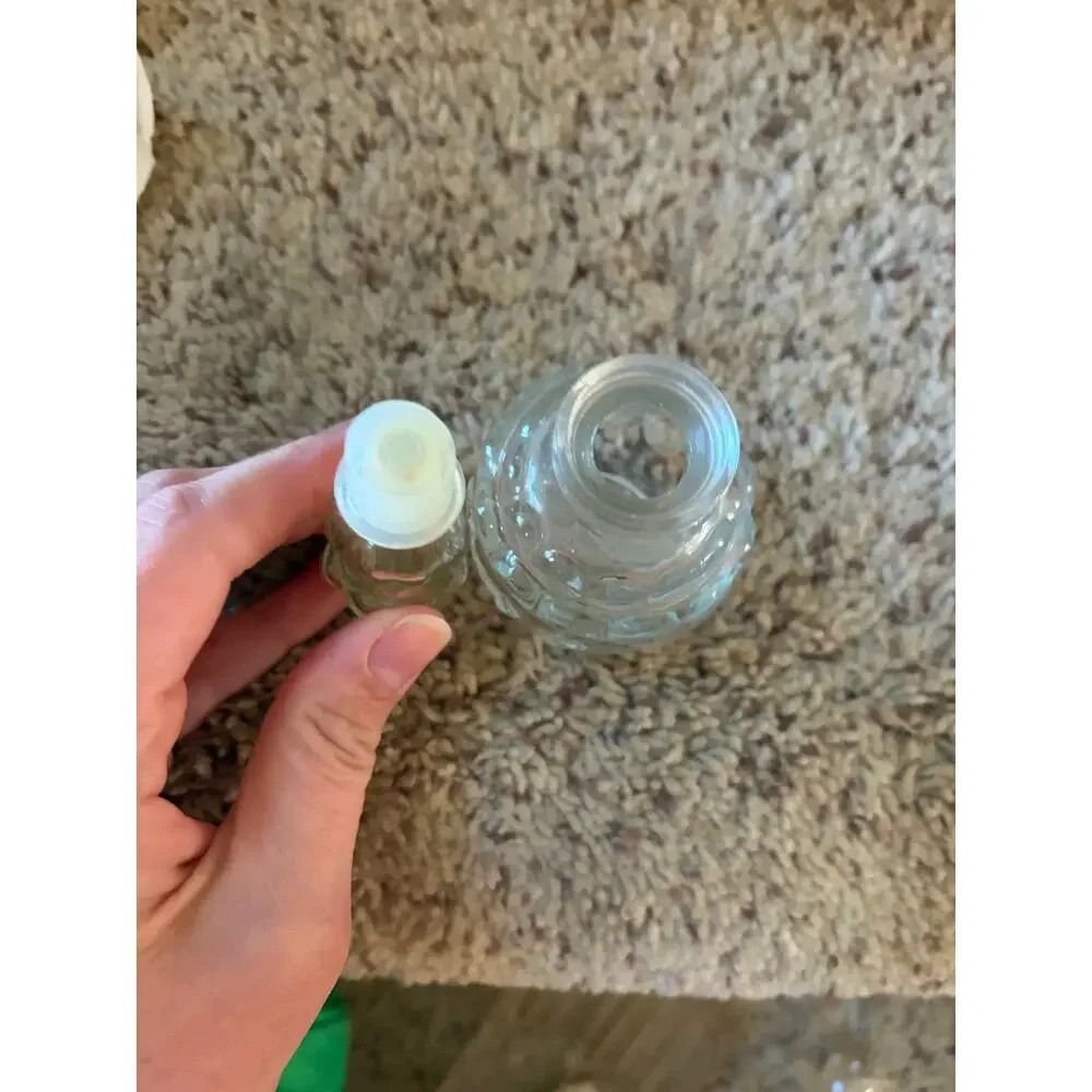 Vintage glass AVON stopper bottle